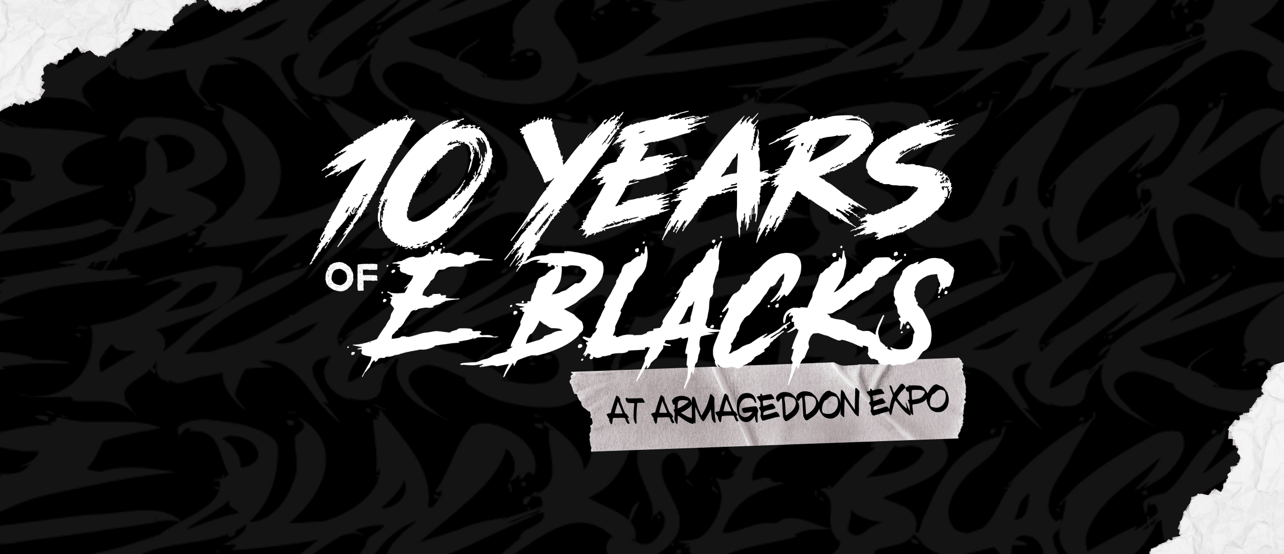 E Blacks Booth at Armageddon Auckland cover
